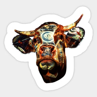 Cow Sticker